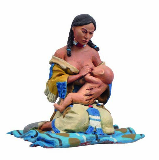 The Indians: Mother Feeding Baby